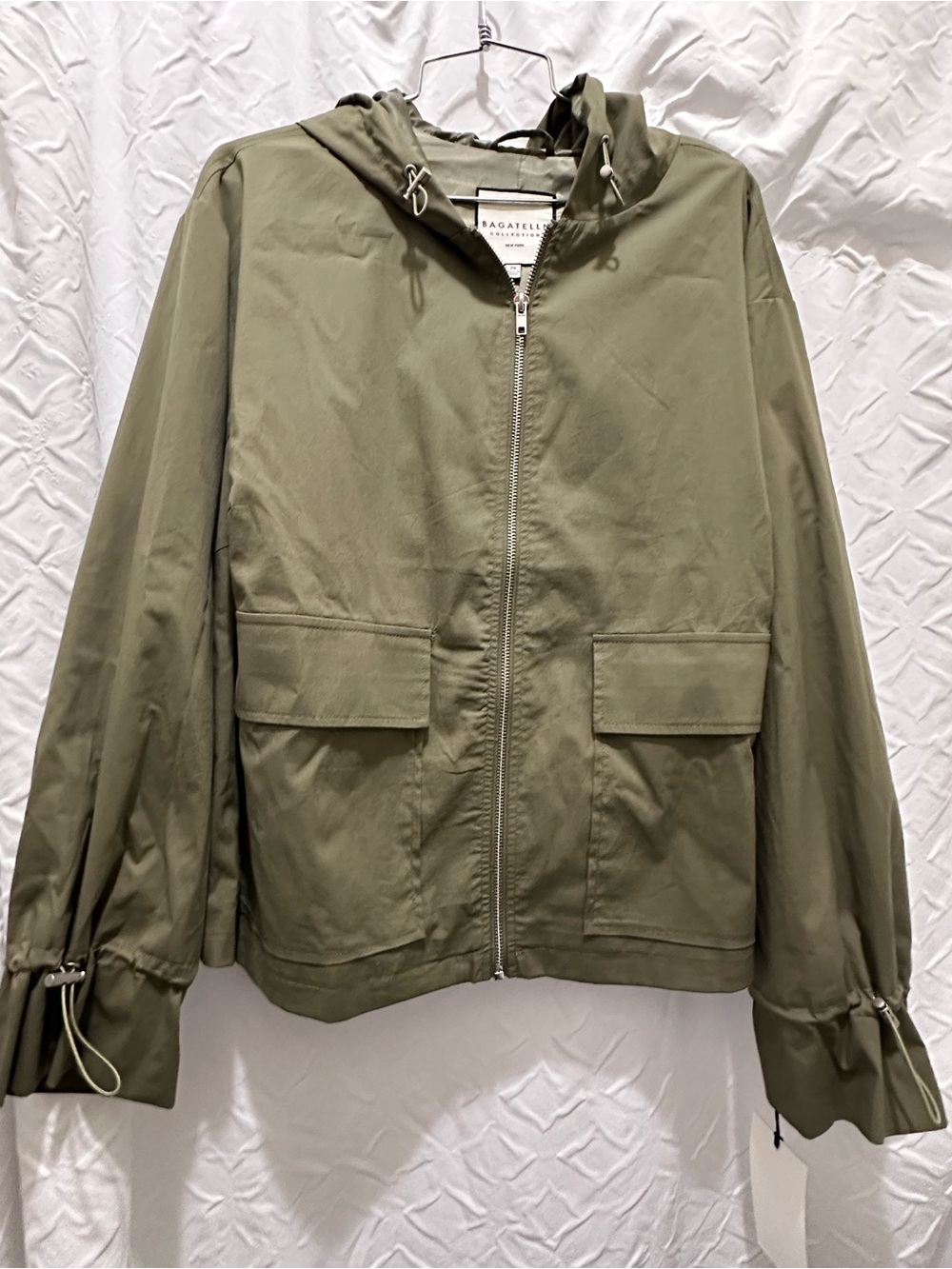 Bagatelle Olive Hooded Jacket - Women